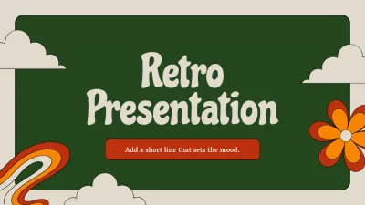 Green Orange Retro Presentation