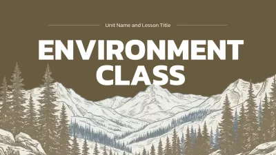 brown vintage environment class