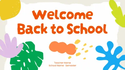 Orange Playful Class Orientation Presentation