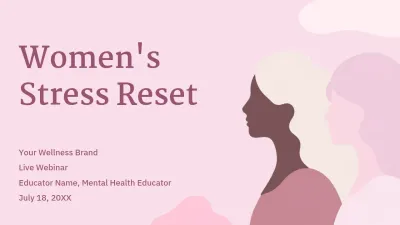 Pink Minimalist Wellness Webinar