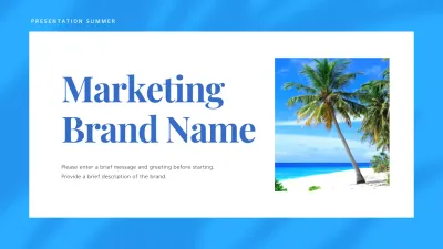 Blue Modern Marketing Presentation
