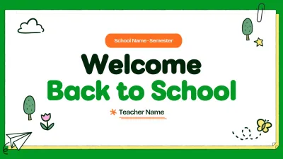 green simple class orientation