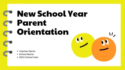 Yellow Simple Education Orientation