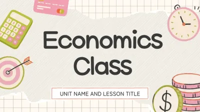 Playful Hand Drawn Economics Class Presentation