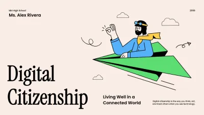 Green Minimal Digital Citizenship uide
