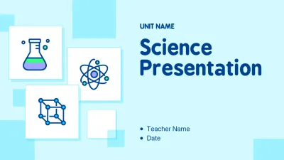 Blue Simple Science Presentation