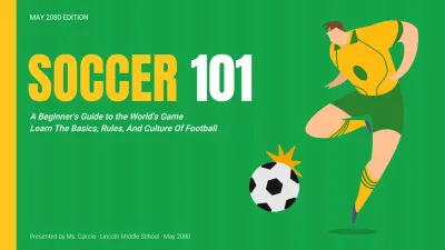 Green Simple Soccer Guide Presentation