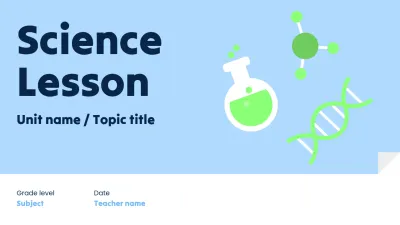 Blue Simple Science Guide