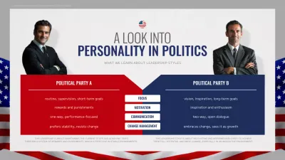 Red Professional Politics Guide Infographic