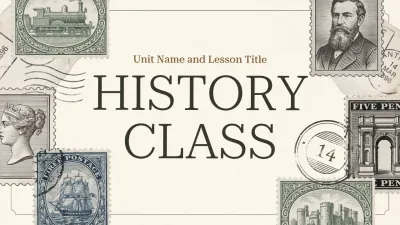 Beige Traditional History Class Guide