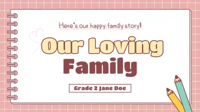 Pink Simple Family Storybook Presentation