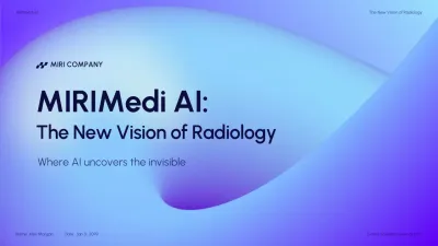blue modern radiology presentation