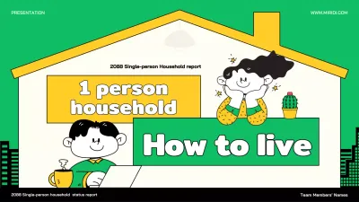 Green Minimal Household Report Presentation