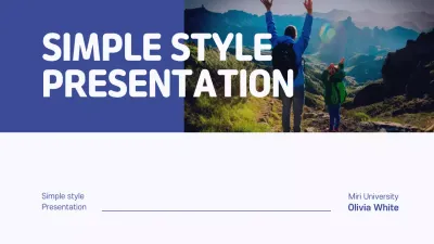 Blue Simple Guide Presentation