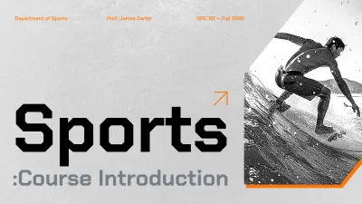 Sports Course Introduction Modern Guide