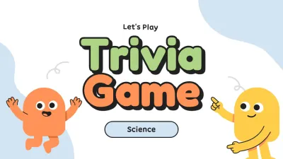 Orange Simple Quiz Game Guide Presentation