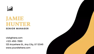 Gold Modern Business Card