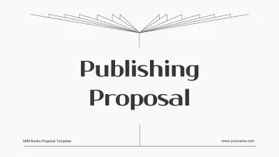 A simple book proposal in black and white