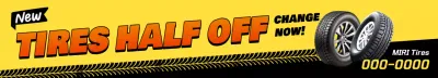yellow bold tire promotion