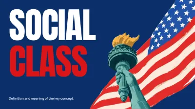 red modern social class guide