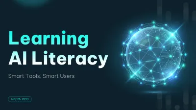 Blue Modern AI Literacy Presentation