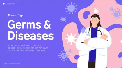 Purple Modern Health Report Presentation