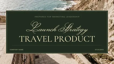 Green Elegant Travel Product Strategy Presentation