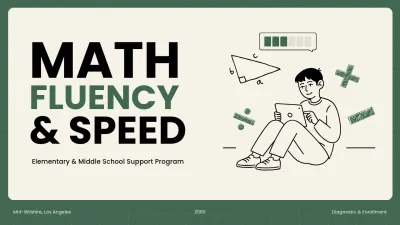 Green Minimal Math Guide