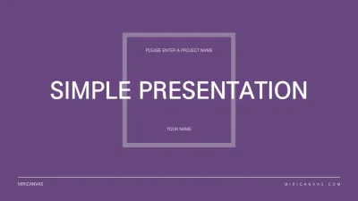 Neat presentation