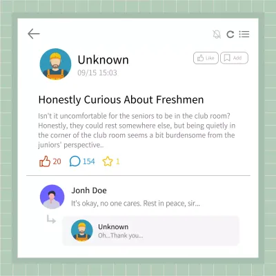 Green Minimal Forum Social Media Post