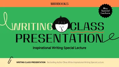 Green Simple Writing Lecture Presentation