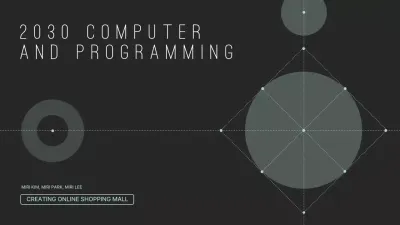 Present a clean project overview with black and mint-colored graphics