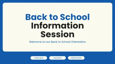Blue Simple Education Guide
