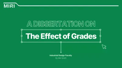 Presenting papers with green clean-lined emphasis