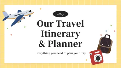 Yellow Simple Illust Travel Planner