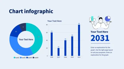 Blue Modern Analytics Report Infographic
