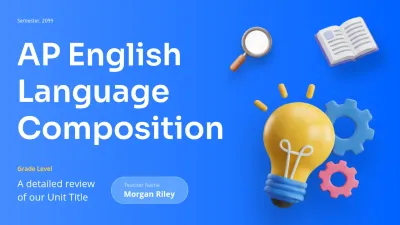 Blue Modern Education Guide