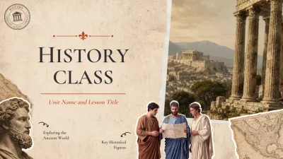 Beige Vintage History Class Presentation