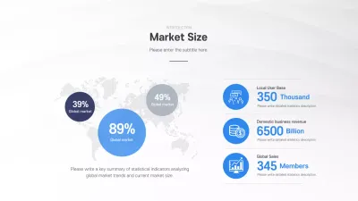 Startup concept map in blue