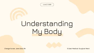 Beige Simple Health Guide Presentation