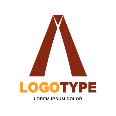 Brown Modern Design Logo