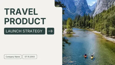 Green Modern Travel Promotion Presentation