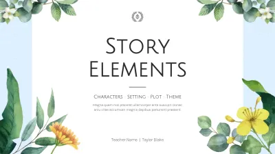 Green Elegant Story Guide