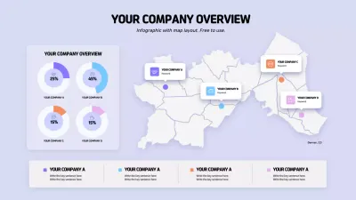 Purple Minimal Business Report Infographic
