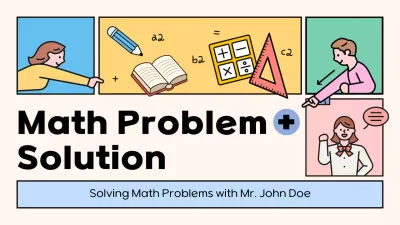 Beige Modern Math Guide Presentation