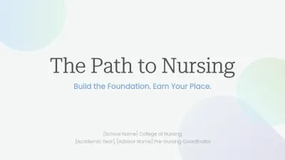 Blue Minimal Nursing Guide