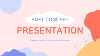 A pastel-toned, soft-feeling presentation