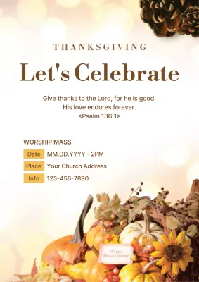 beige classic thanksgiving invitation