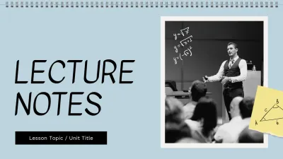 Blue Simple General Education Deck Presentation