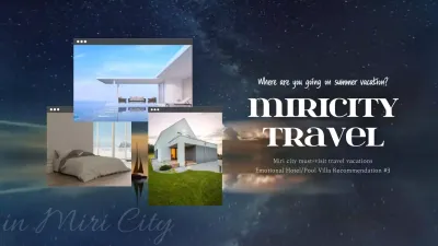Blue Modern Travel Promotion YouTube Thumbnail
